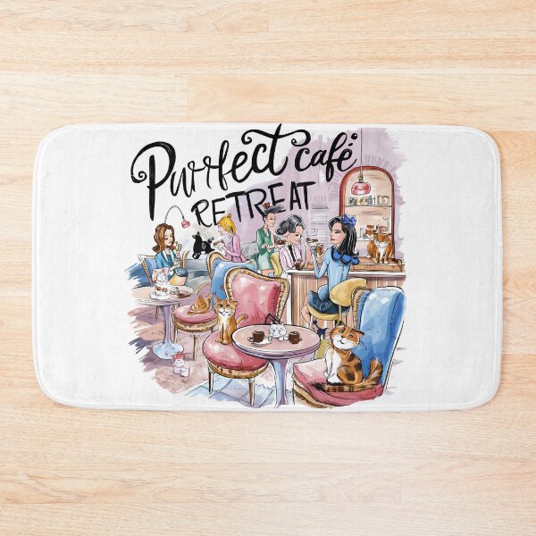 Item preview, Cat Café Bliss. designed and sold by LaughWear Co..