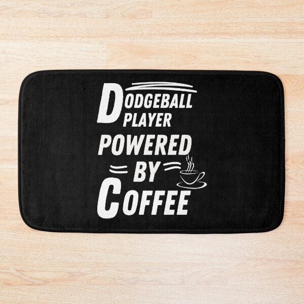 Item preview, Dodgeball Player powered by coffee designed and sold by annoying-shirts.