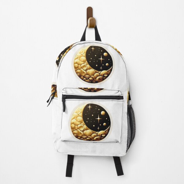 Item preview, Moon with small stars in gold designed and sold by bernhagen.