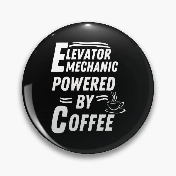 Item preview, Elevator Mechanic powered by coffee designed and sold by annoying-shirts.