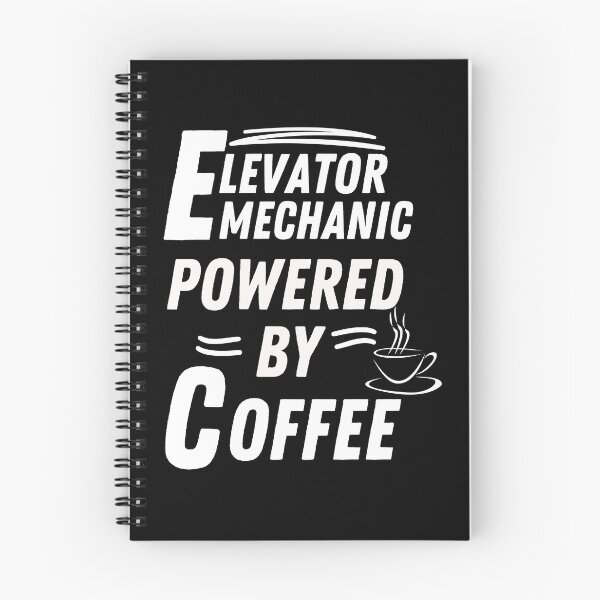 Item preview, Elevator Mechanic powered by coffee designed and sold by annoying-shirts.
