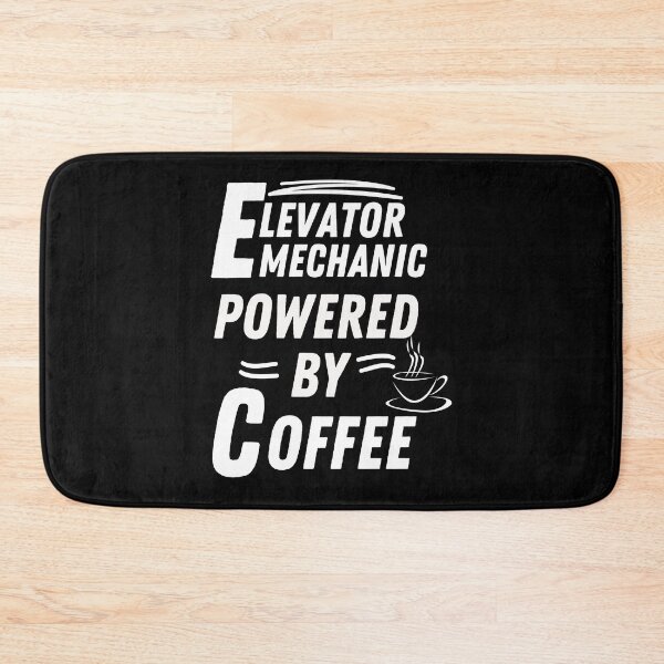 Item preview, Elevator Mechanic powered by coffee designed and sold by annoying-shirts.