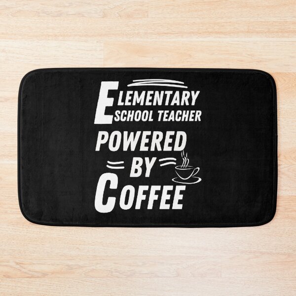 Item preview, Elementary School Teacher powered by coffee designed and sold by annoying-shirts.