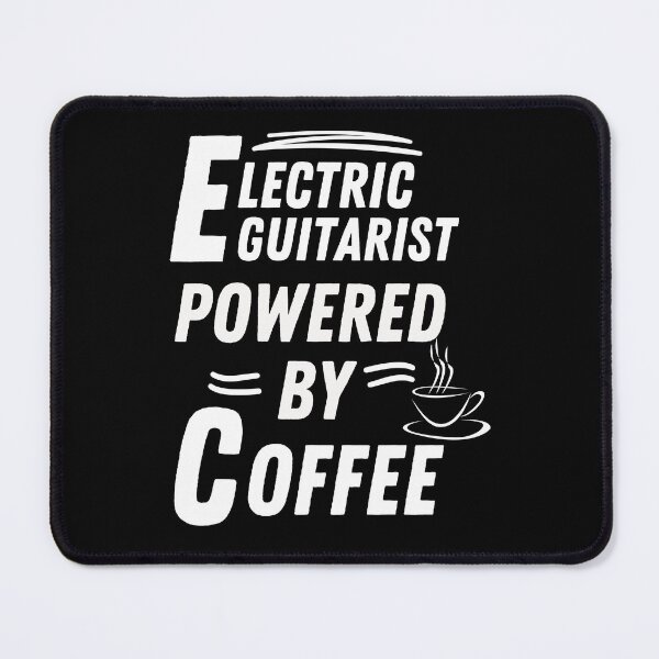 Item preview, Electric Guitarist powered by coffee designed and sold by annoying-shirts.