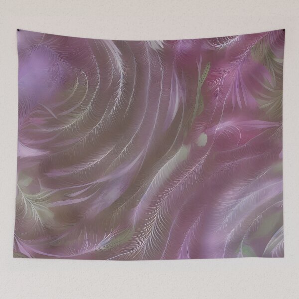 Item preview, Ethereal Feathers: Swirly Purple Abstract designed and sold by MrKATORSKI.