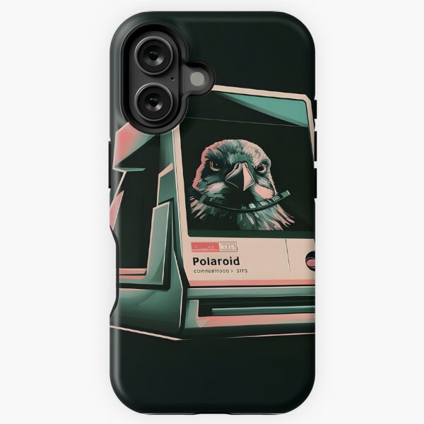 Vista previa del artículo con la obra «Polaroid de pájaro», diseñado y vendido por WANBASTEN.