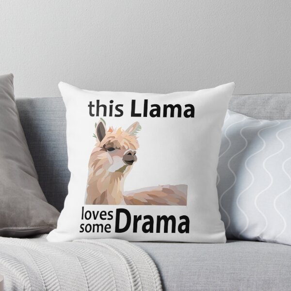 Item preview, This Llama Loves Some Drama Funny Llama designed and sold by Nisha Prabhu.