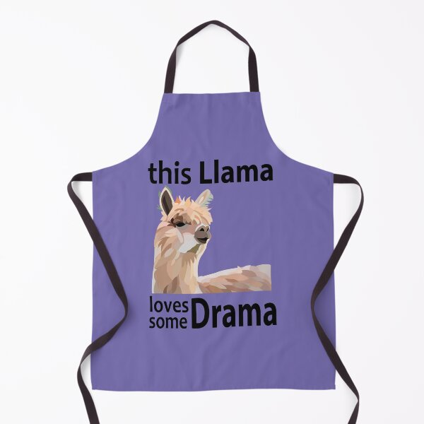 Item preview, This Llama Loves Some Drama Funny Llama designed and sold by Nisha Prabhu.