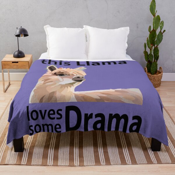 Item preview, This Llama Loves Some Drama Funny Llama designed and sold by Nisha Prabhu.