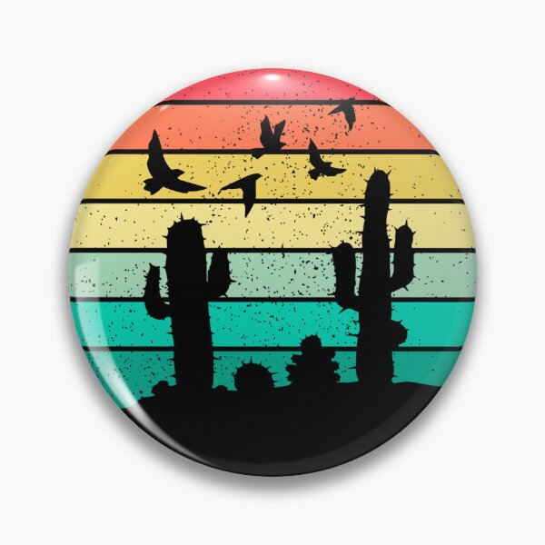 Item preview, Retro Theme Cactus with Birds designed and sold by Kaidynz.