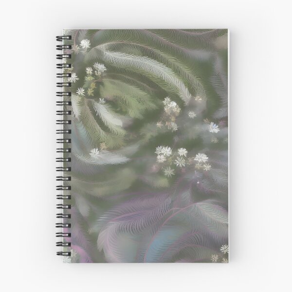 Item preview, Ethereal Feathers: Swirly Green and Purple Abstract designed and sold by MrKATORSKI.
