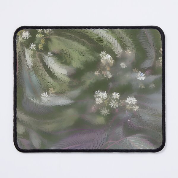 Item preview, Ethereal Feathers: Swirly Green and Purple Abstract designed and sold by MrKATORSKI.