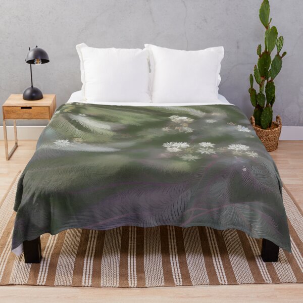 Item preview, Ethereal Feathers: Swirly Green and Purple Abstract designed and sold by MrKATORSKI.