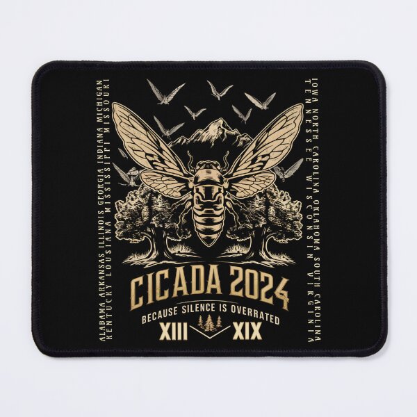 Item preview, VINTAGE RETRO CICADA BECAUSE SILENCE IS OVERRATED 2024 2  designed and sold by justyna-s28.