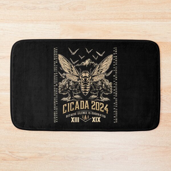Item preview, VINTAGE RETRO CICADA BECAUSE SILENCE IS OVERRATED 2024 2  designed and sold by justyna-s28.