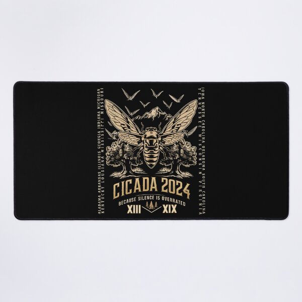 Item preview, VINTAGE RETRO CICADA BECAUSE SILENCE IS OVERRATED 2024 2  designed and sold by justyna-s28.