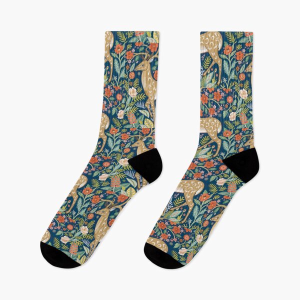 Item preview, Enchanting Deer Artwork in the Style of William Morris designed and sold by Tamas Das.