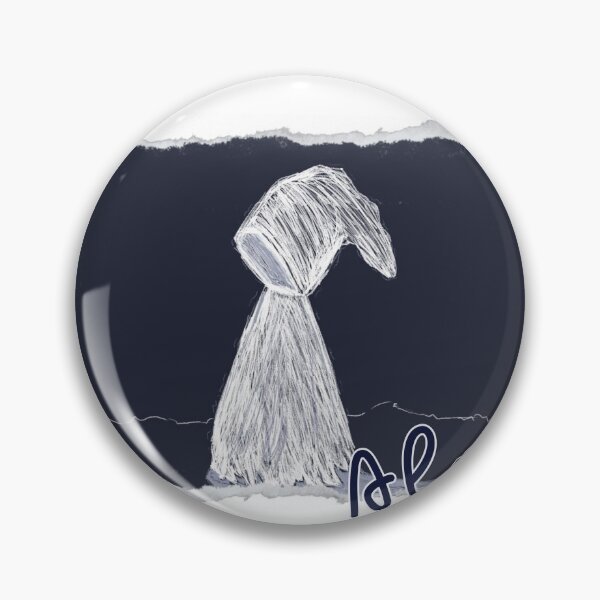 Item preview, The ghost alone blue and white designed and sold by J4narose.