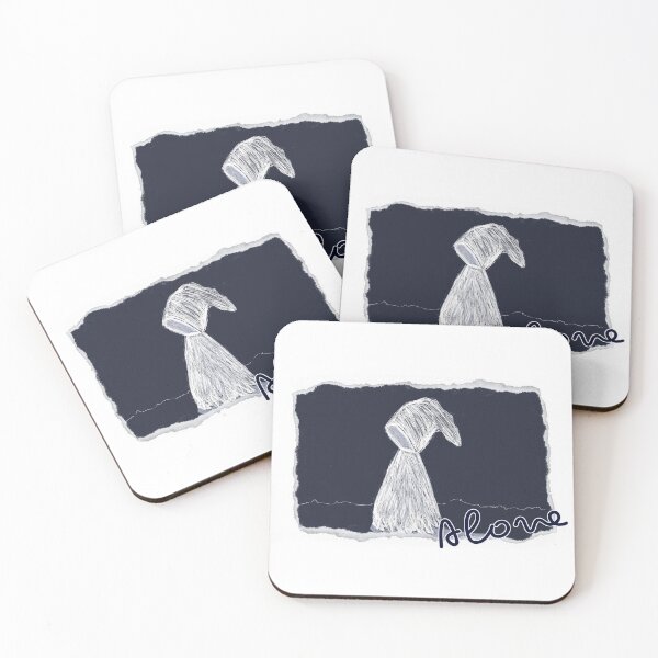 Item preview, The ghost alone blue and white designed and sold by J4narose.