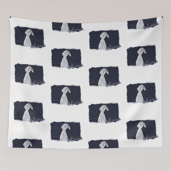 Item preview, The ghost alone blue and white designed and sold by J4narose.