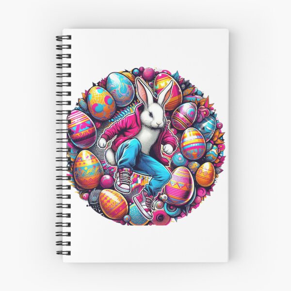 Item preview, rabbit with easter eggs Easter Funny animals  designed and sold by Expressions-Sel.