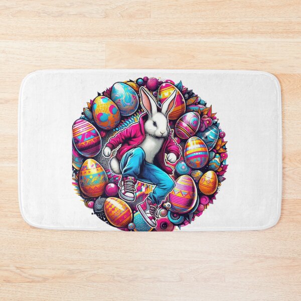 Item preview, rabbit with easter eggs Easter Funny animals  designed and sold by Expressions-Sel.