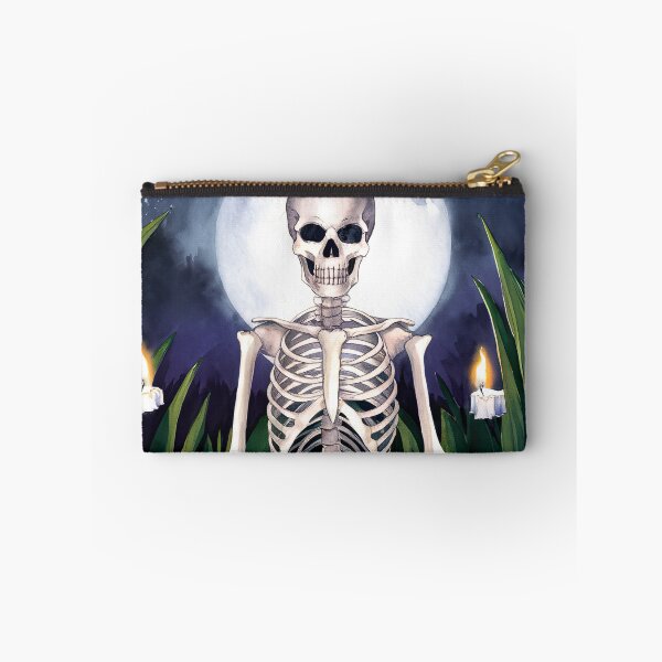 Item preview, night meditating skeleton designed and sold by ururuty.