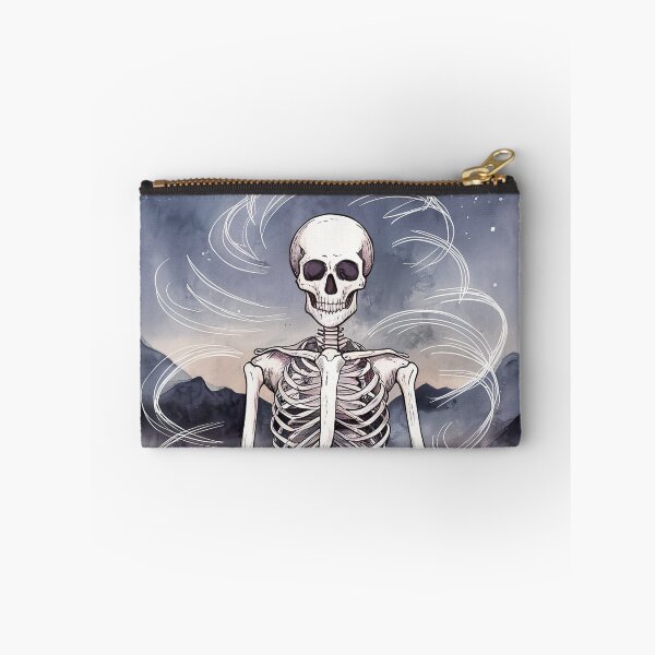 Item preview, night meditating skeleton designed and sold by ururuty.
