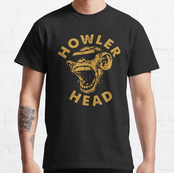 Item preview, monkey with glasses howler head designed and sold by BladiWear.