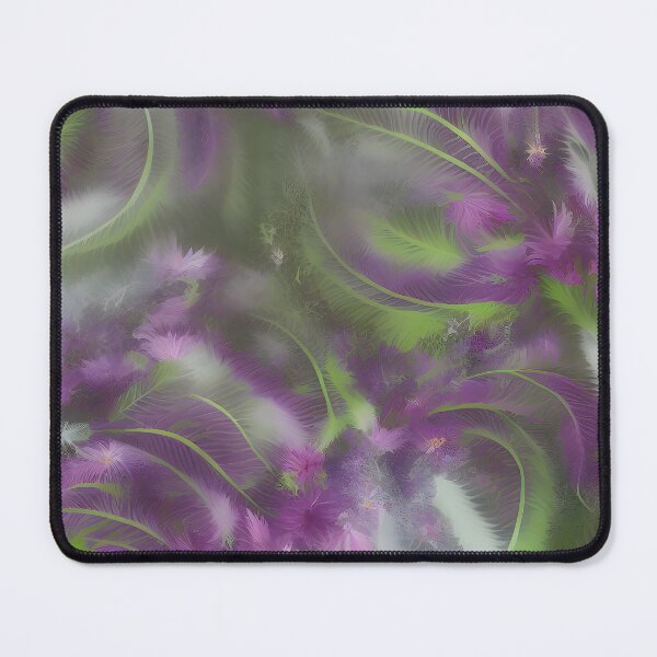 Item preview, Swirling Fantasy: Purple and Green Floral Fractal designed and sold by MrKATORSKI.