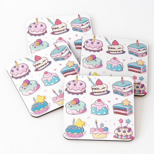 Item preview, Cakes Stickers designed and sold by NicolasGlowArt.
