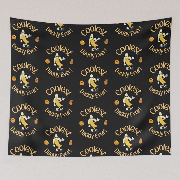 Item preview, Coolest daddy ever retro design designed and sold by SillyShibas.