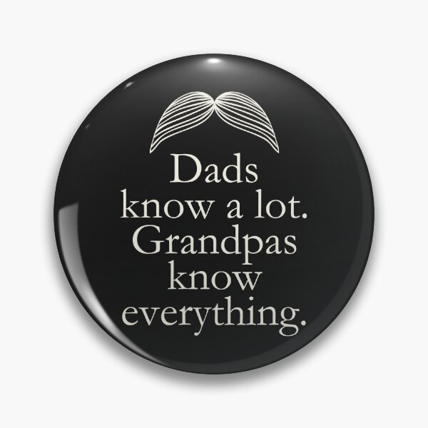 Item preview, Dad knows a lot, grandpa knows everything designed and sold by SillyShibas.