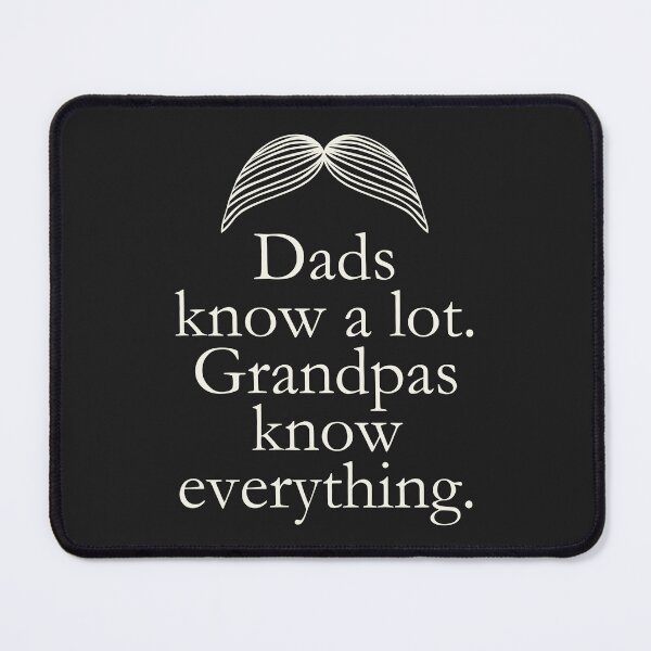 Item preview, Dad knows a lot, grandpa knows everything designed and sold by SillyShibas.