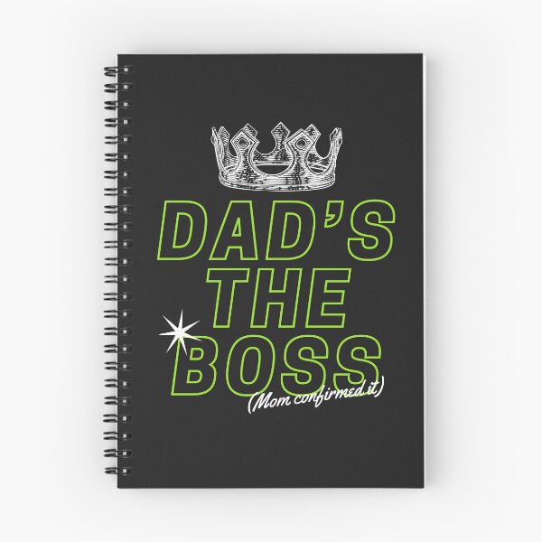 Item preview, Dad's the boss, mom confirmed it designed and sold by SillyShibas.