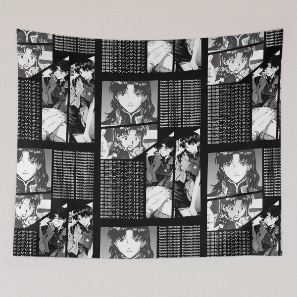 Item preview, Misato Katsuragi Eva Manga Stripe Design designed and sold by Wafusaurus.