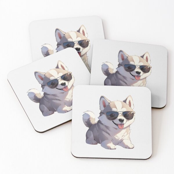Item preview, Little Husky with Sunglass designed and sold by CSidea.
