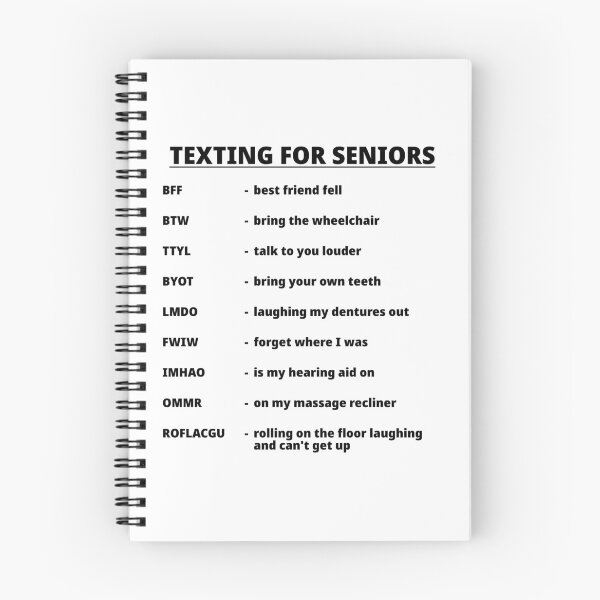 Item preview, TEXTING FOR SENIORS designed and sold by BenO63.