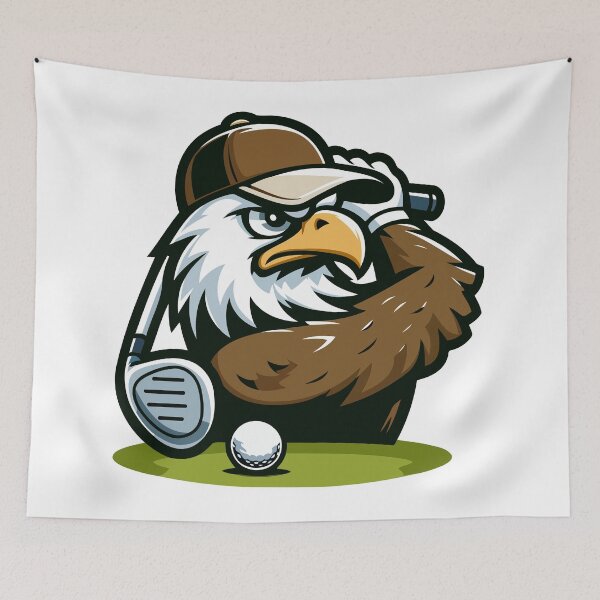 Item preview, Eagle Eye Golfer - Fierce Eagle Golfing designed and sold by Akioos.
