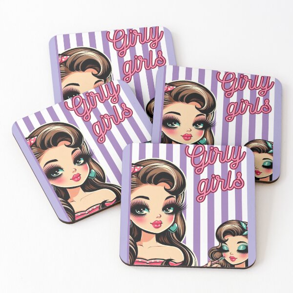 Item preview, Girly girls designed and sold by quotefactory.