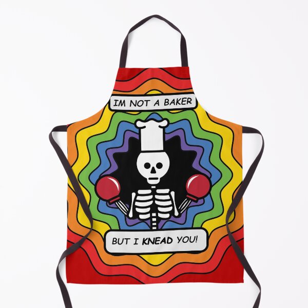 Item preview, I'm Not A Baker But I KNEAD you - Kawaii Cute Skeleton designed and sold by SpartanDStore.