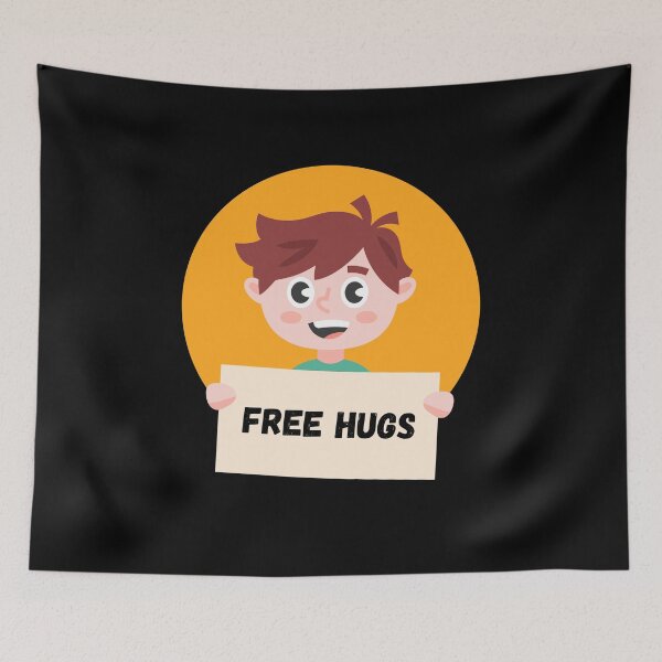 Item preview, Boy Requesting Free Hugs designed and sold by Kaidynz.