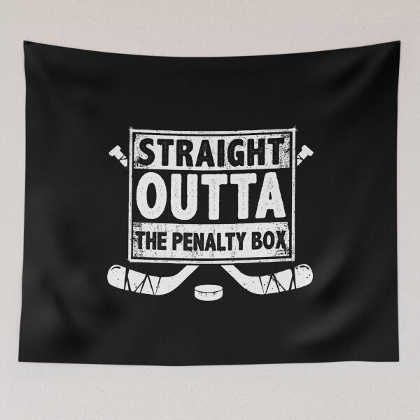 Item preview, Hockey Player Gift Funny Straight Outta The Penalty Box  designed and sold by alenaz.