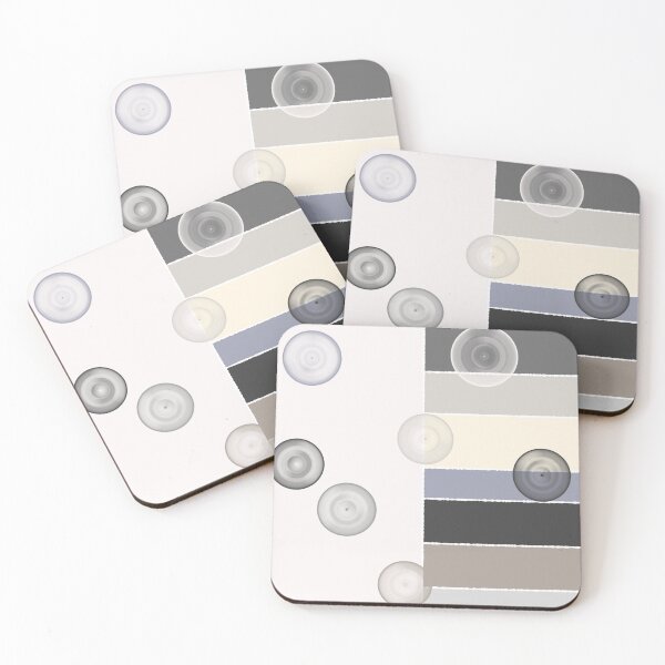 Item preview, Neutral Columns Stripes and Circles  designed and sold by JaygiesDesign.