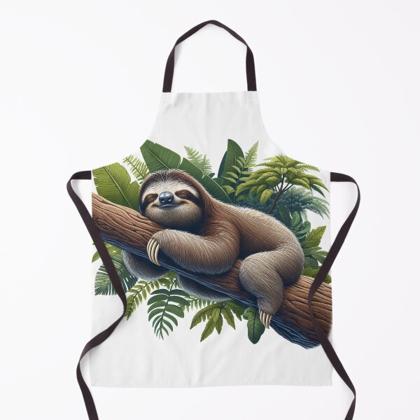 Item preview, A sloth sleeping on a tree designed and sold by MzulhilmiZam.