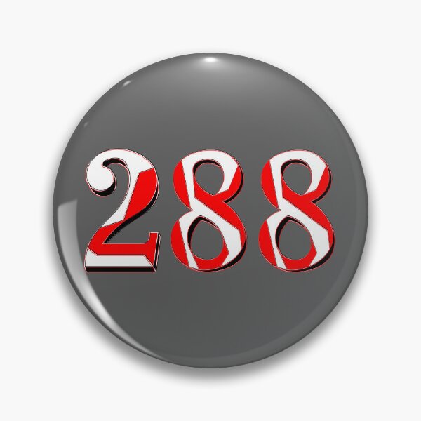 Item preview, number two hundred and eighty eight digit 288 order sequence team member age designed and sold by 4rpixs.