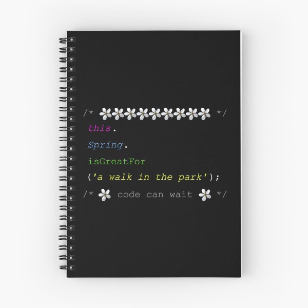 Item preview, This spring is great for a walk in the park funny programming work life balance designed and sold by mariya-ivanova.