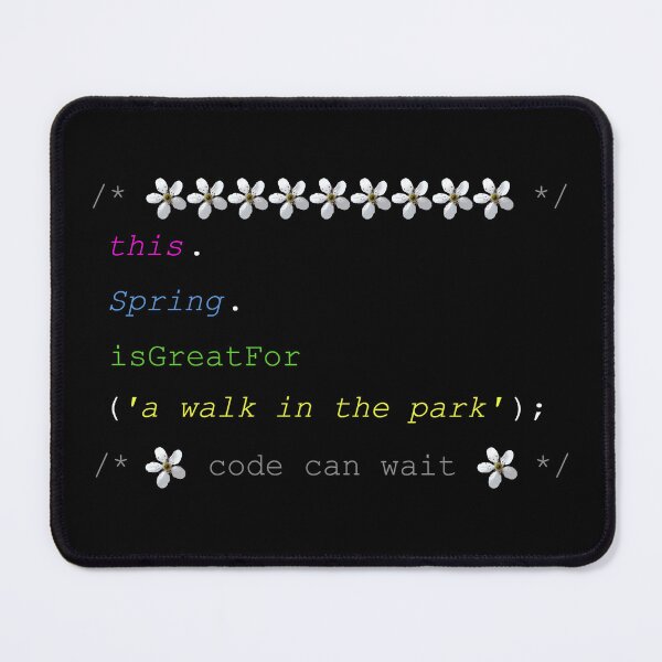 Item preview, This spring is great for a walk in the park funny programming work life balance designed and sold by mariya-ivanova.