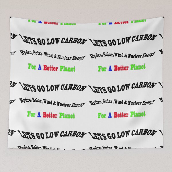 Item preview, Lets Go Low Carbon For a Better Planet designed and sold by 4ABetterPlanet.
