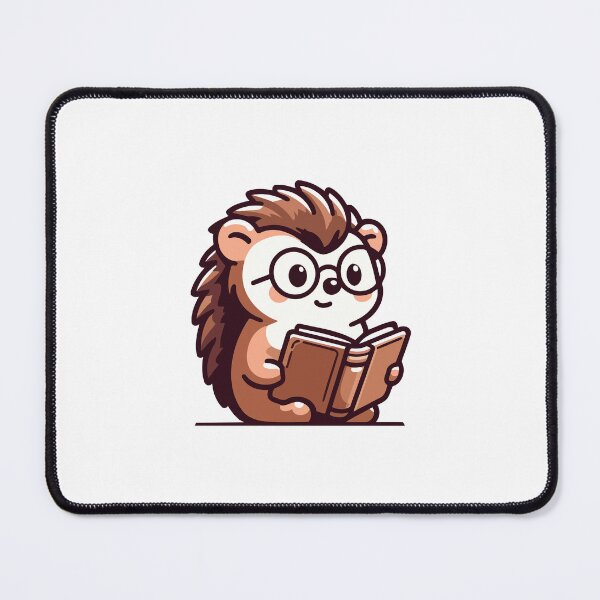 Item preview, Bookworm Hedgehog - Adorable Hedgehog Reading a Book designed and sold by Akioos.